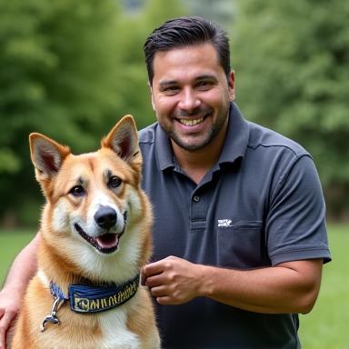 Jorge Ramírez entrenador de perros